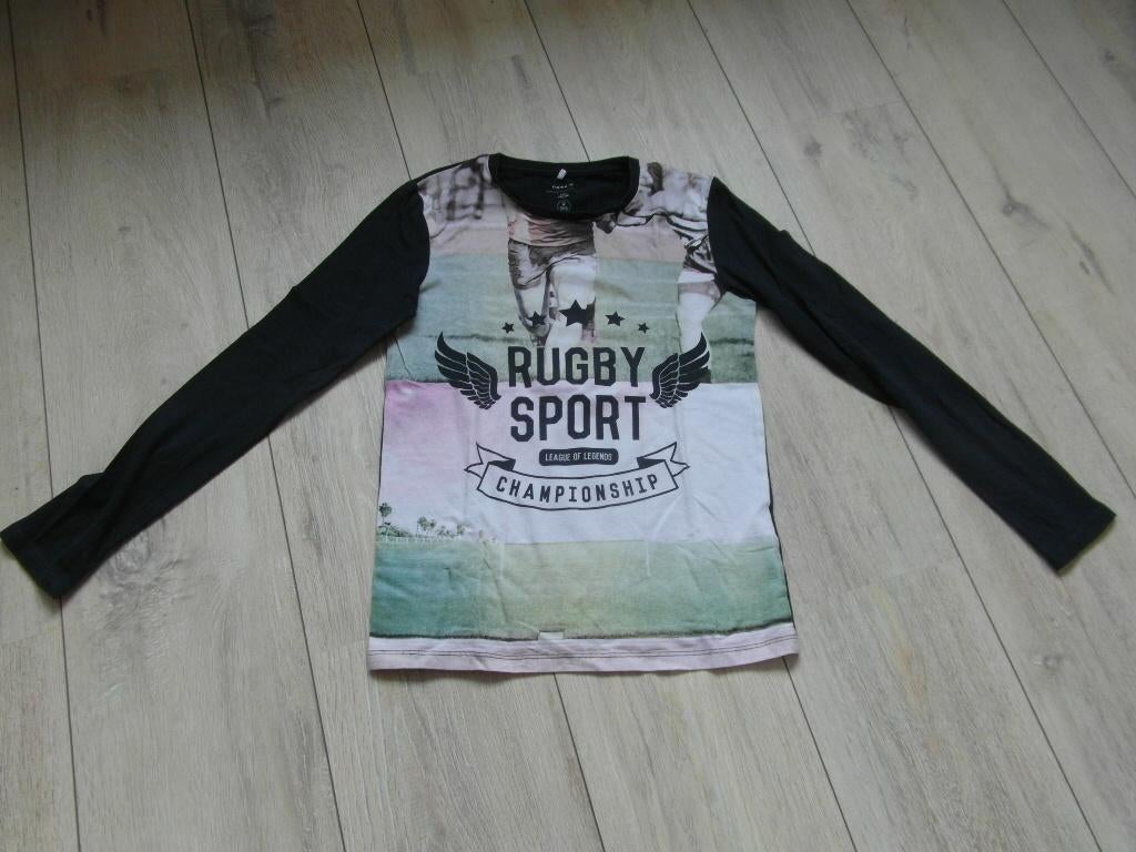 Name it - Rugby longsleeve - 134 - 140, Kinderen en Baby's, Kinderkleding | Maat 134, Gebruikt, Ophalen of Verzenden, Shirt of Longsleeve