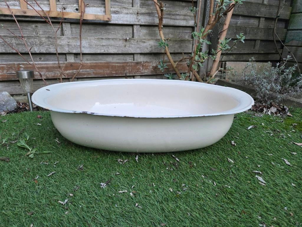 Emaille babybadje/teil, Ophalen