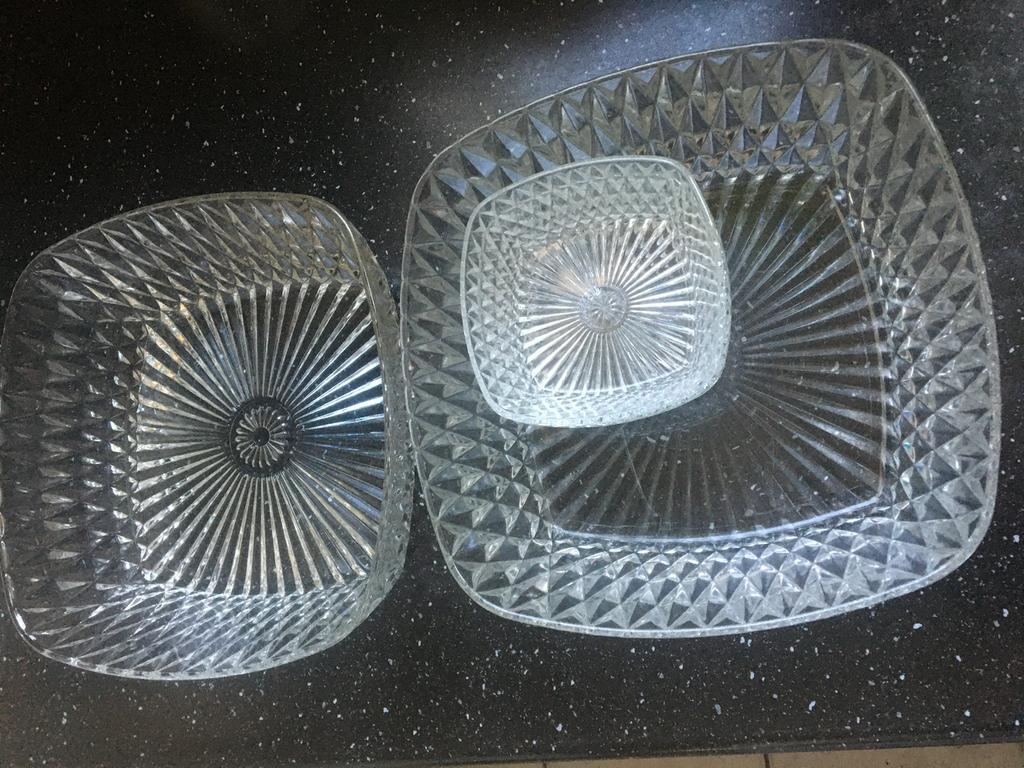 Franse vintage duralex schalen, Ophalen of Verzenden, Overige stijlen, Glas, Schaal of Schalen