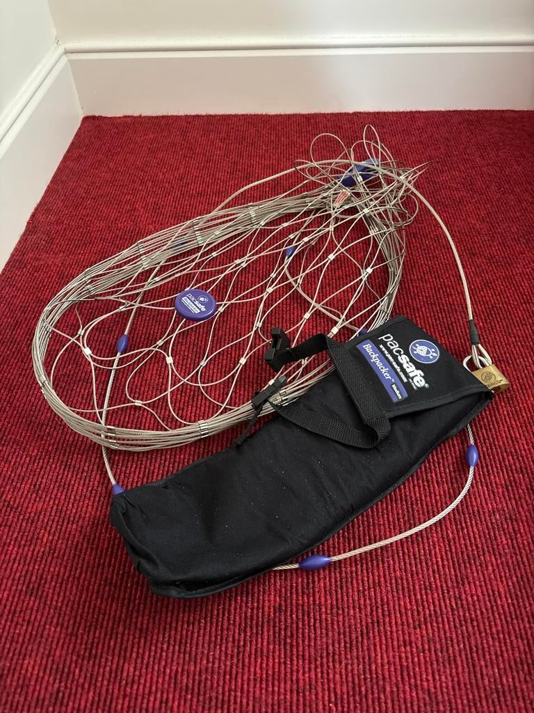 Pacsafe Backpacker Gaas Anti-diefstal Tas Beschermer, Ophalen of Verzenden, Gebruikt