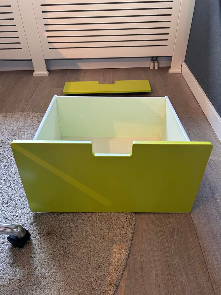 IKEA STUVA ladefrontjes en diepe lade (groen), Ophalen, Overige materialen, Gebruikt, 1 of 2 laden
