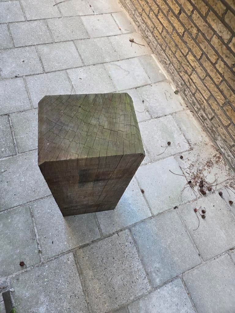 Houten sokkel, Ophalen, Gebruikt, 50 mm of meer, Balk