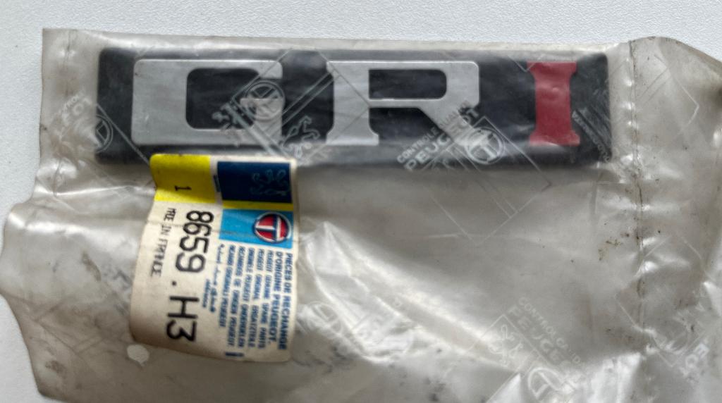 Vintage logo’s en typeplaatjes Peugeot, Ophalen of Verzenden, Nieuw, Peugeot