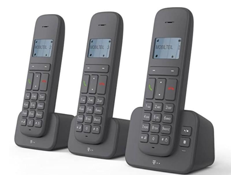 VAN 60.- VOOR 20.- EURO - TRIO SET INCL ANTWOORDAPPARAAT.., 3 handsets, ., Nieuw, Ophalen of Verzenden
