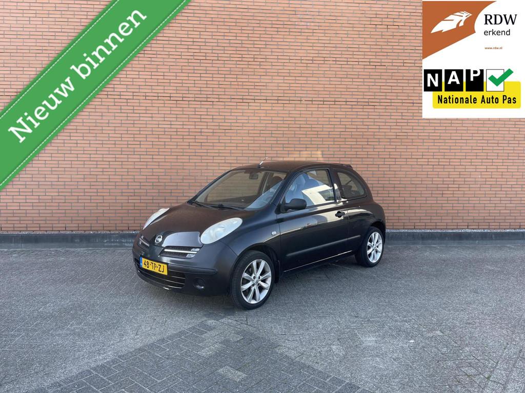 Nissan Micra 1.2 Pure 178DKM | NAP | AIRCO | APK2027 |, Gebruikt, 4 cilinders, Zwart, Origineel Nederlands
