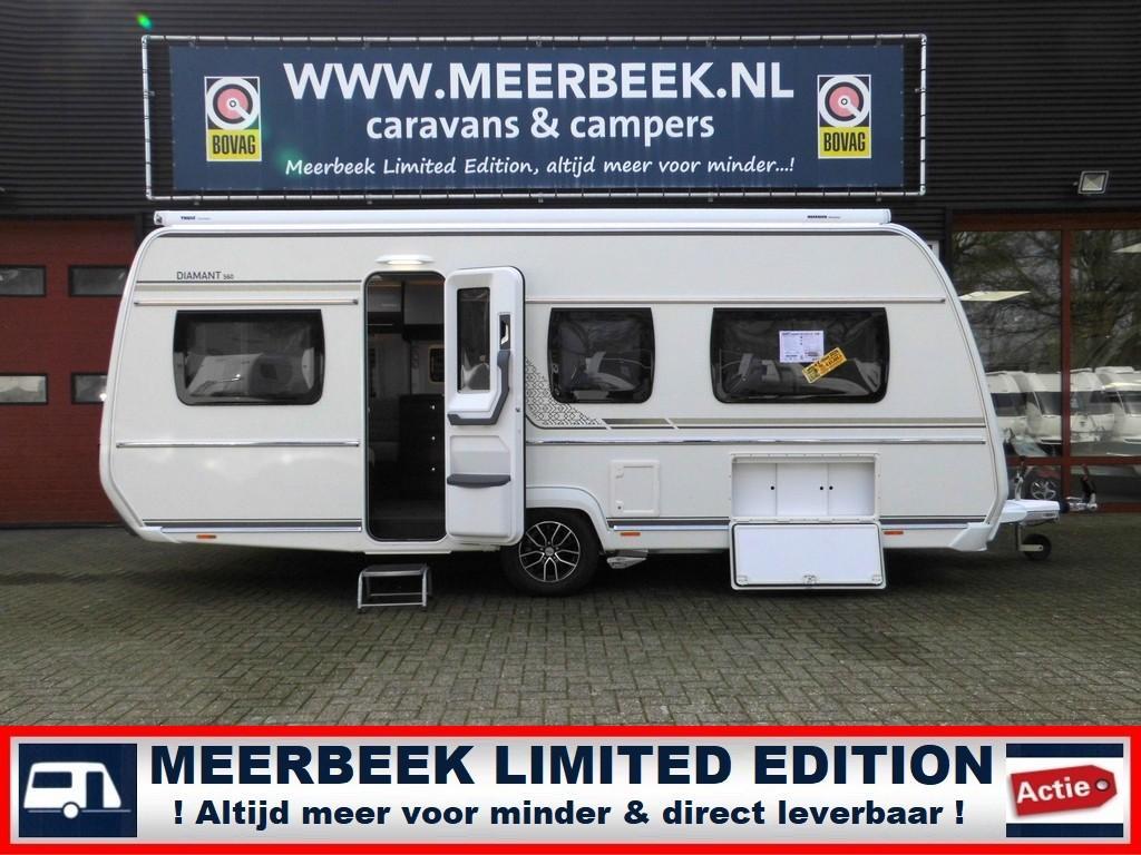 Fendt Diamant 560 SGW 5014,= KORTING +AIRCO +THULE ETC.!, Caravans en Kamperen, Caravans, Rondzit, Schokbreker, Overige typen