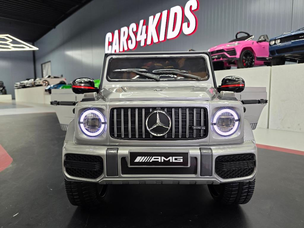 Kinderauto Mercedes G63 AMG - soft start - leren zit - RC, Ophalen of Verzenden, Nieuw