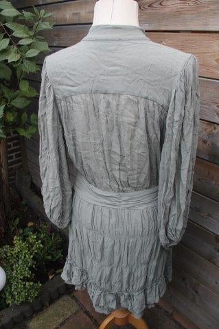 Jurk groen Ibana mt 40 Vaste prijs OPRUIMING, Maat 38/40 (M), Verzenden, Knielengte, Gedragen