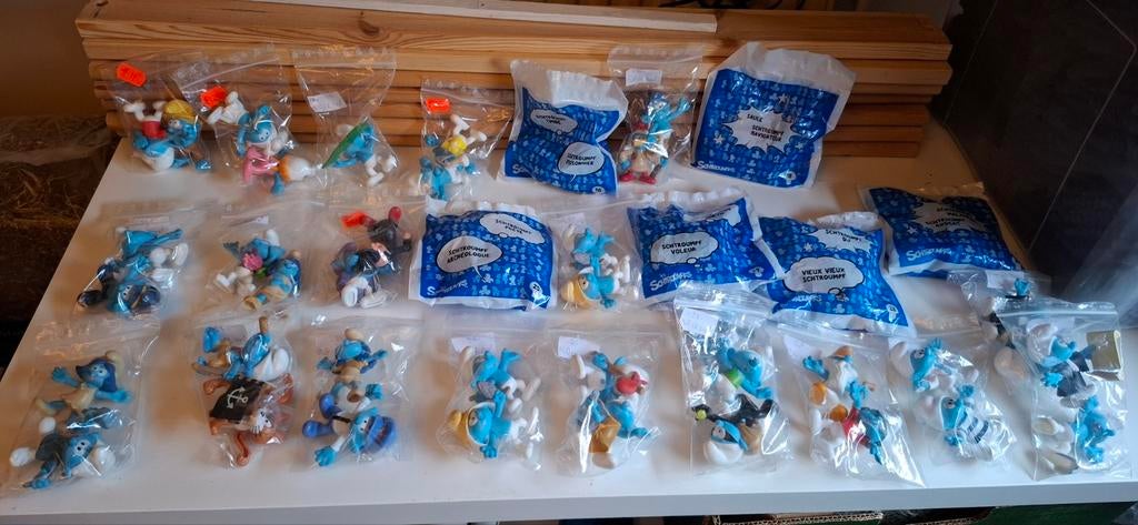 Smurfen McDonald's Frankrijk 2018 - 2 figuren per zakje, Verzamelen, Smurfen, Ophalen of Verzenden, Zo goed als nieuw, Verschillende Smurfen