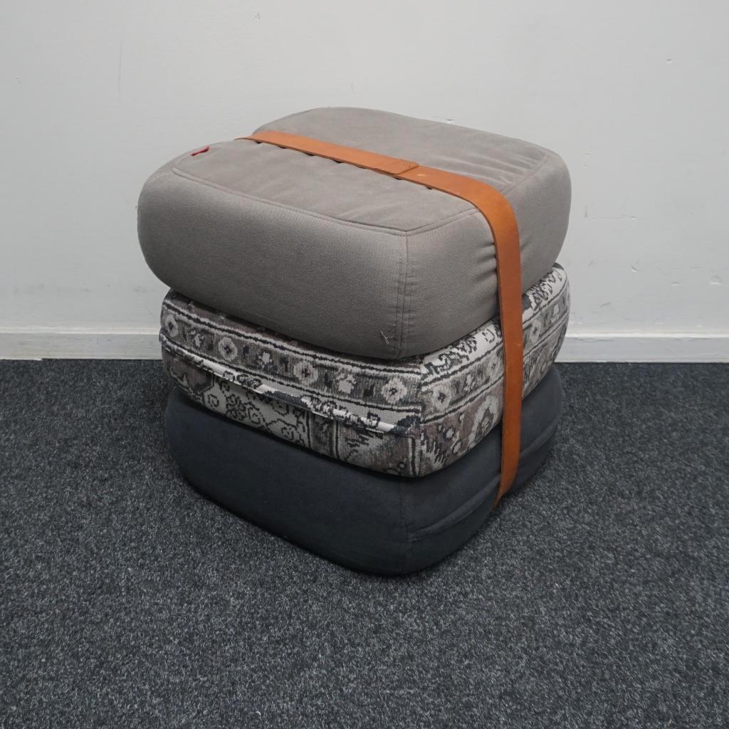 Baboesjka | Fatboy | Poef | Zitkussen | Ali baba taupe, Minder dan 50 cm, Gebruikt, -, Vierkant