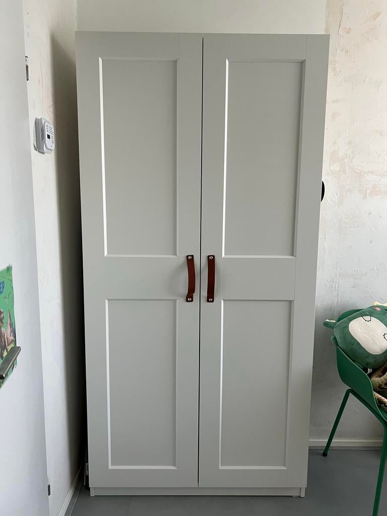 Ikea Pax kast wit | 100b x 40d x 202h | incl inrichting, Gebruikt, 200 cm of meer, 50 tot 100 cm, 25 tot 50 cm