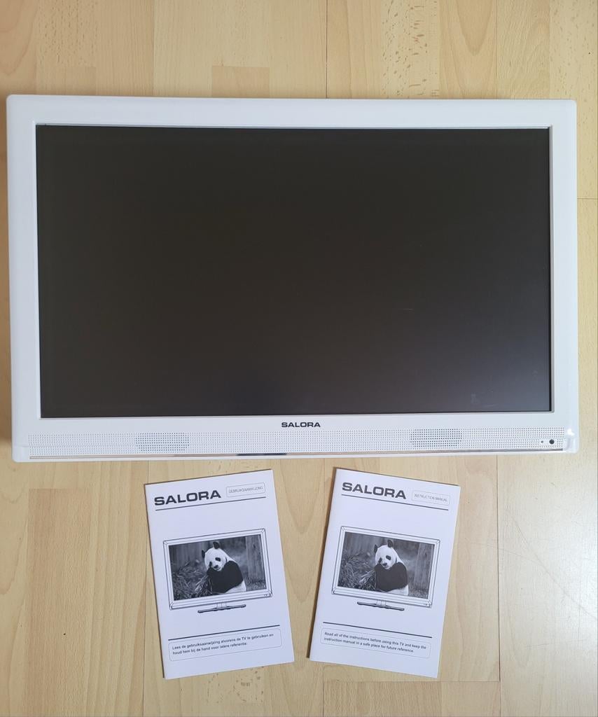 Salora 24 inch LED TV met standaard - Model LED2426FHDVXWHII, Audio, Tv en Foto, Televisies, Overige merken, 50 Hz, Ophalen of Verzenden