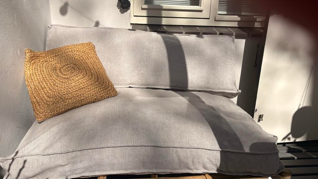 Karwei grijs palletkussen Hidde, Ophalen of Verzenden, Gebruikt