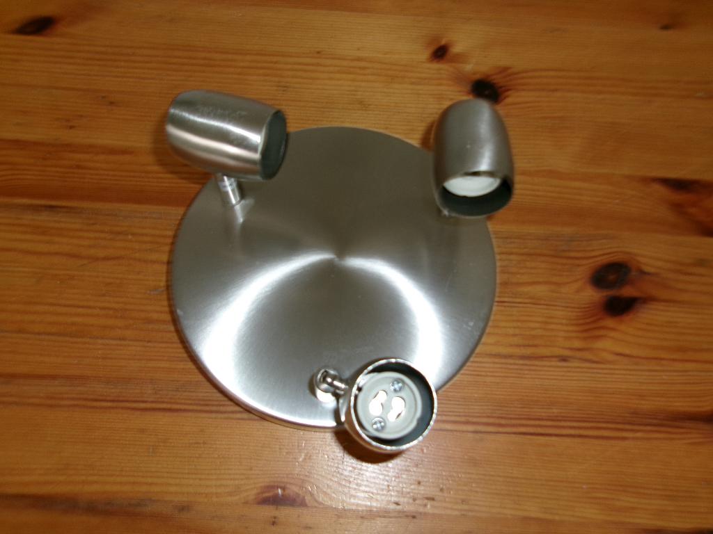 Gamma plafond spotjes - art. 236286, Ophalen of Verzenden, Gebruikt, Metaal of Aluminium, Plafondspot of Wandspot