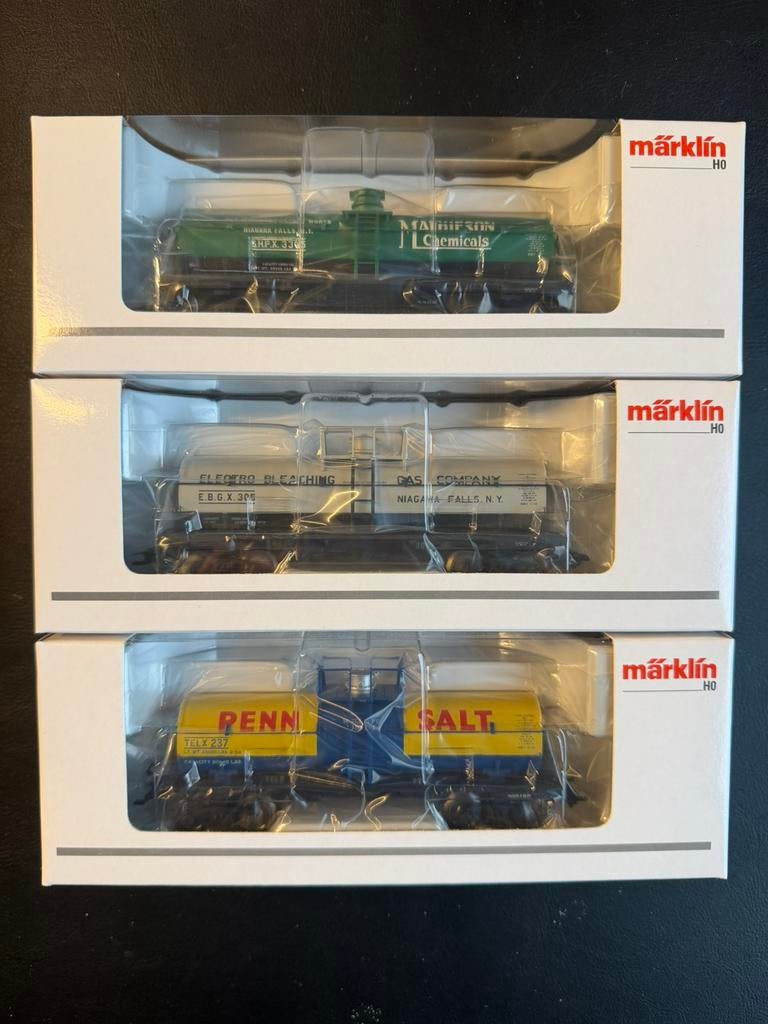 Märklin 45580 H0 Wagonset '6000 gallon ketelwagens', Wisselstroom, Ophalen of Verzenden, Märklin, Nieuw
