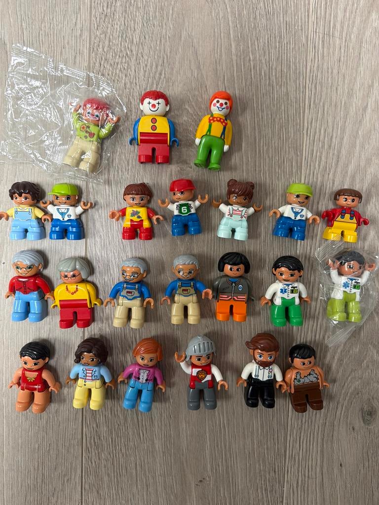 Duplo & Playmobil 123 poppetjes - Grote collectie, Ophalen of Verzenden, Gebruikt, Losse stenen, Duplo