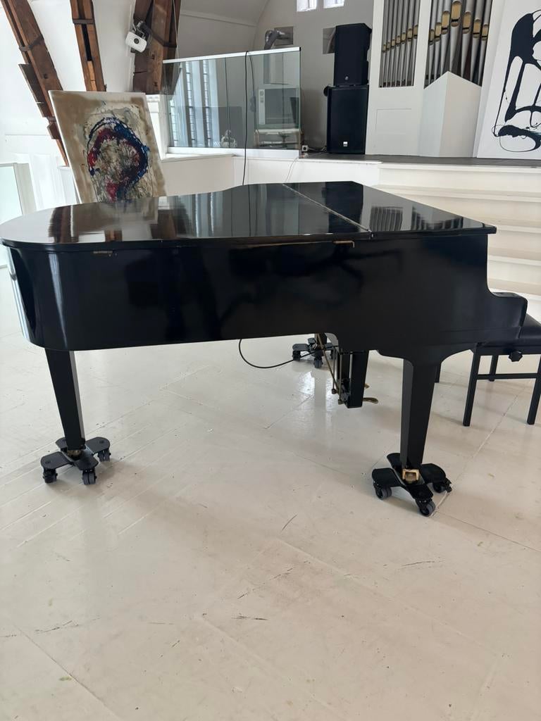 Petrof MOD IV vleugel met KORG Piano Sound-Cancelling Unit, Muziek en Instrumenten, Piano's, Ophalen of Verzenden, Gebruikt, Zwart