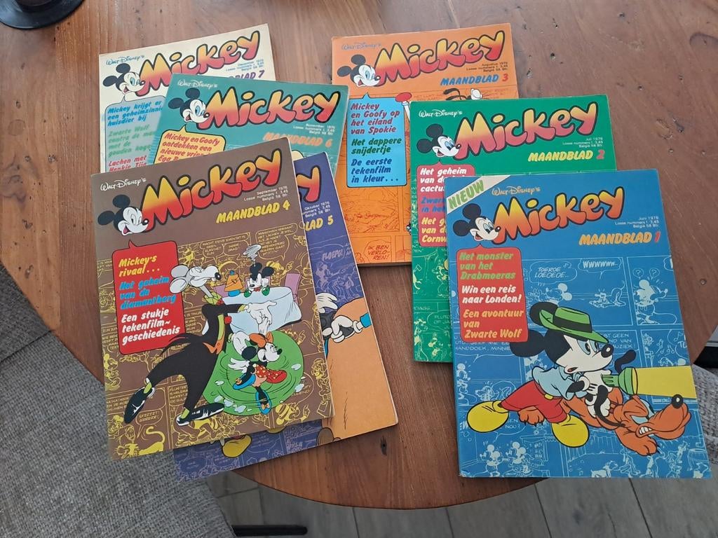 Diverse Mickey maandblad, Boeken, Meerdere stripboeken, Ophalen of Verzenden, Gelezen