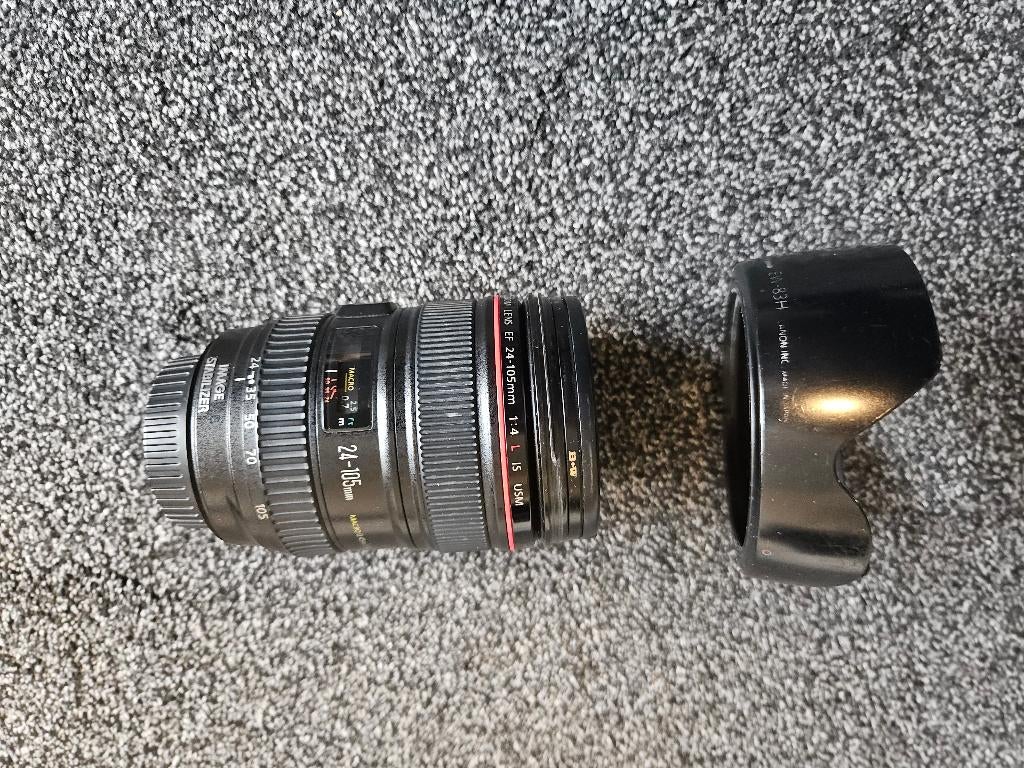 Canon EF 24-105 F4 L IS USM, Audio, Tv en Foto, Fotografie | Lenzen en Objectieven, Ophalen, Gebruikt, Standaardlens, Zoom