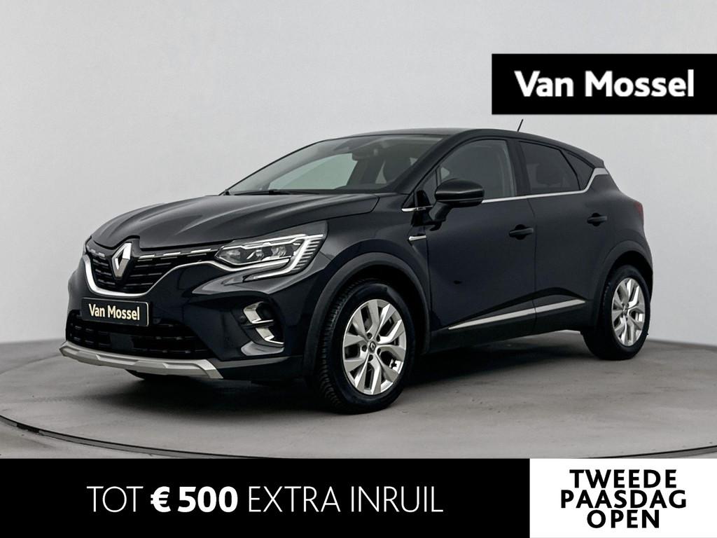 Renault Captur 1.3 TCe 140Pk Intens Automaat | Navigatie | C, Auto's, Renault, Stof, Gebruikt, 4 cilinders, Zwart