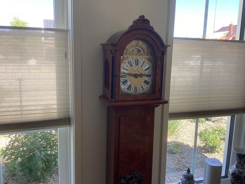 Warmink staand horloge met Westminster slag, Ophalen