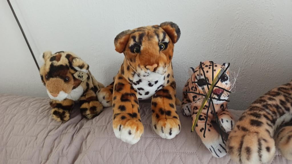 Panter knuffels, Kinderen en Baby's, Speelgoed | Knuffels en Pluche, Ophalen of Verzenden, Zo goed als nieuw, Overige typen