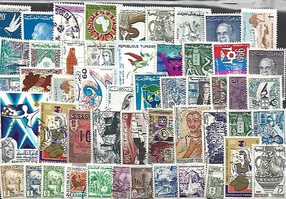 NR 253 TUNESIE DIVERSEN GESTEMPELD, Ophalen of Verzenden, Overige landen, Gestempeld
