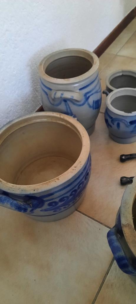 Set van Keulse aardewerken potten en kannen, Antiek en Kunst, Ophalen