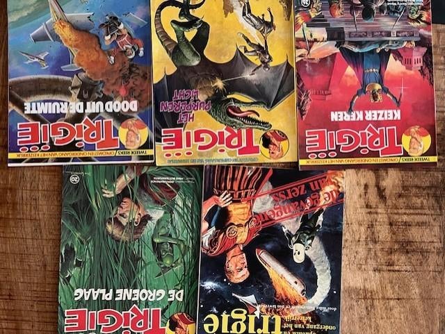 5x TRIGIE door Butterworth en don Lawrence, Boeken, Stripboeken, Meerdere stripboeken, Verzenden, Zo goed als nieuw