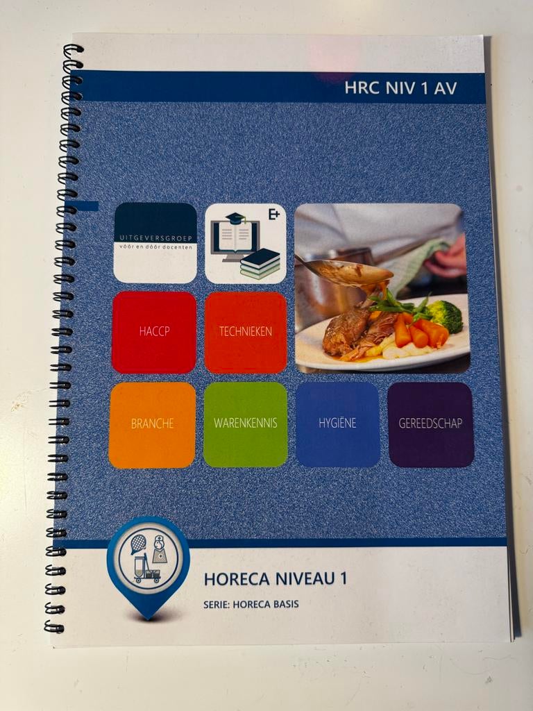 Horeca Basis HRC NIV 1 AV - Horeca Niveau 1, Boeken, Studieboeken en Cursussen, Zo goed als nieuw, MBO, Gamma, Ophalen of Verzenden