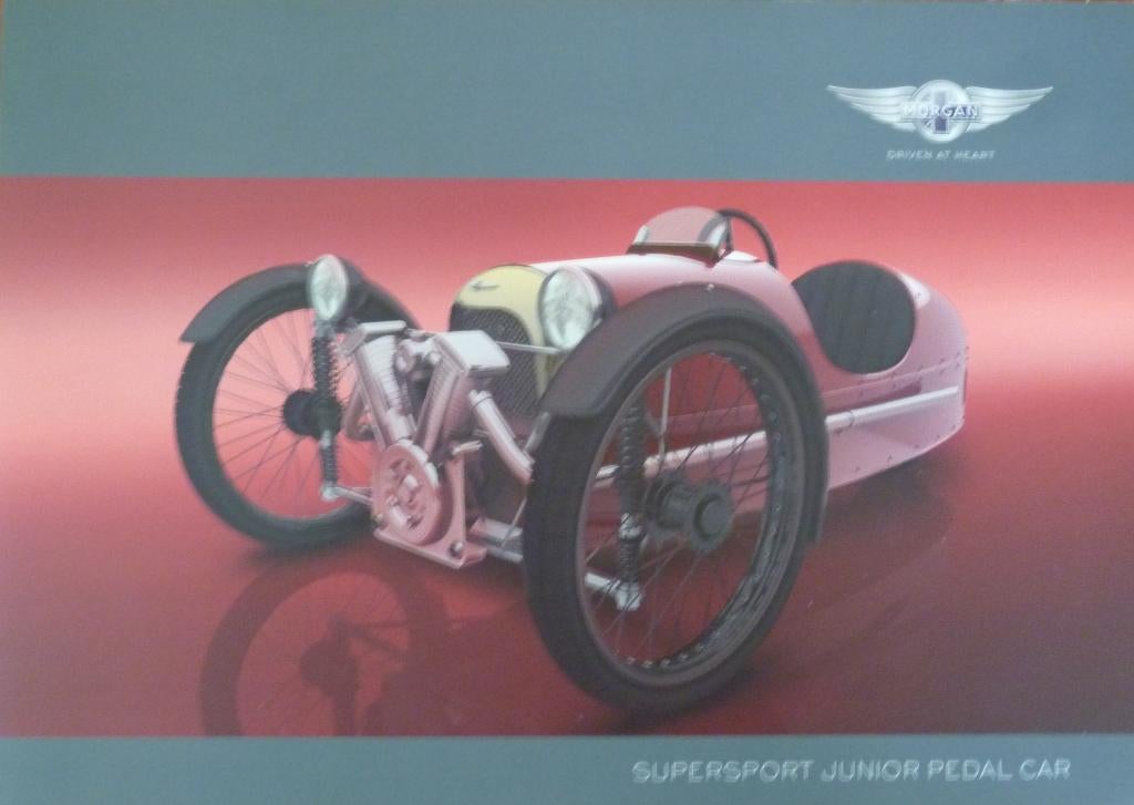 Folder MORGAN Super Junior Pedal Car 2009 (Trapauto), Ophalen of Verzenden, Nieuw, Overige merken