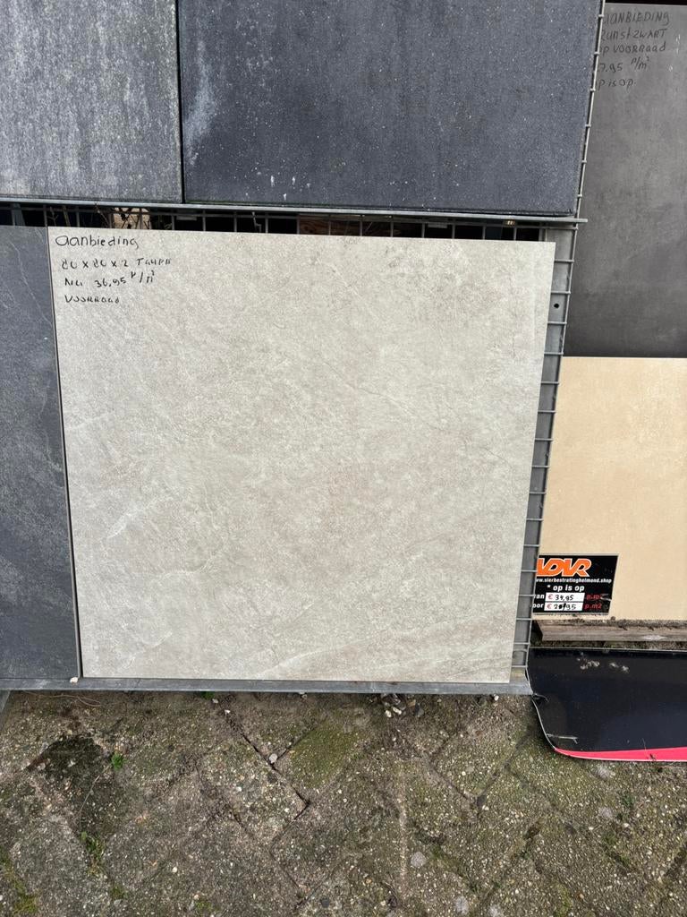 Keramische tuintegels aanbieding  34,95 pm2, Keramiek, Nieuw, Ophalen of Verzenden, 10 m² of meer