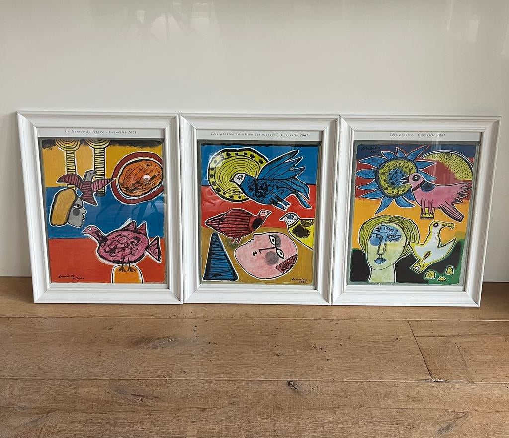 3x corneille poster in lijst, Ophalen