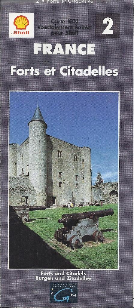 C213 plattegrond Frankrijk Shell  -, Gelezen, Ophalen of Verzenden, Landkaart, 2000 tot heden