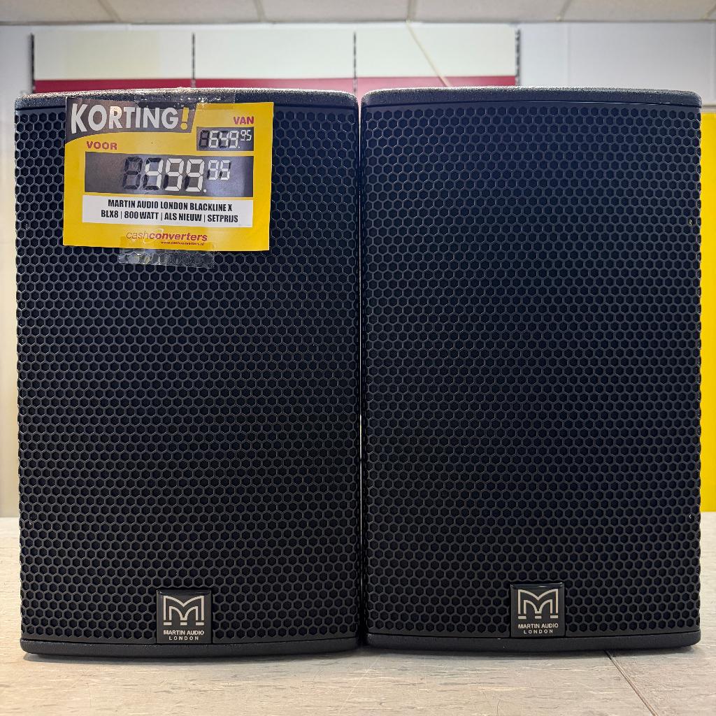 Martin Audio Londen Blackline X BLX8 | SALE| setprijs 384901, Audio, Tv en Foto, Luidsprekers, Overige merken, Ophalen of Verzenden