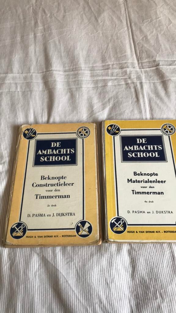 De ambachtsschool 2 boekjes, Ophalen of Verzenden