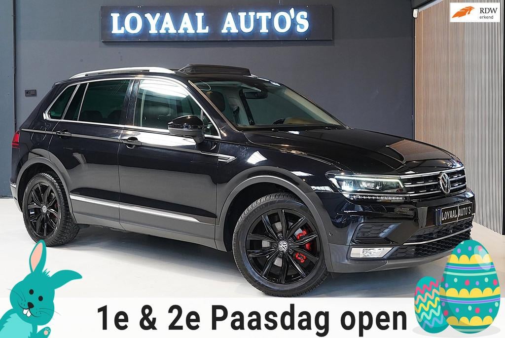 Volkswagen Tiguan 1.4 TSI ACT Comfortline Business R | AUT |, 4 cilinders, Zwart, Leder, SUV of Terreinwagen