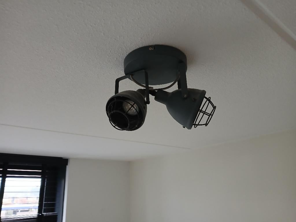 Plafondspot, hanglamp plafond, spot, Ophalen, Metaal of Aluminium, Zo goed als nieuw, Industrieel