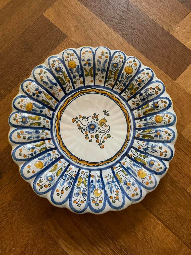 Decoratief Talavera aardewerk wandbord uit Mexico, Antiek en Kunst, Ophalen of Verzenden