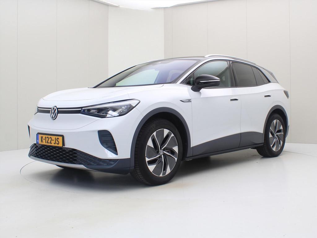 Volkswagen Id.4 77kWh 204pk 1ST 91% SoH [ CAMERA+CARPLAY+STO, Auto's, Automaat, Gebruikt, Zwart, Wit