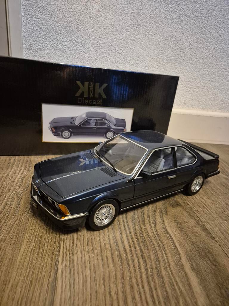 KK Scale BMW M635 CSI blauw 1:12, Ophalen of Verzenden, Nieuw, Auto