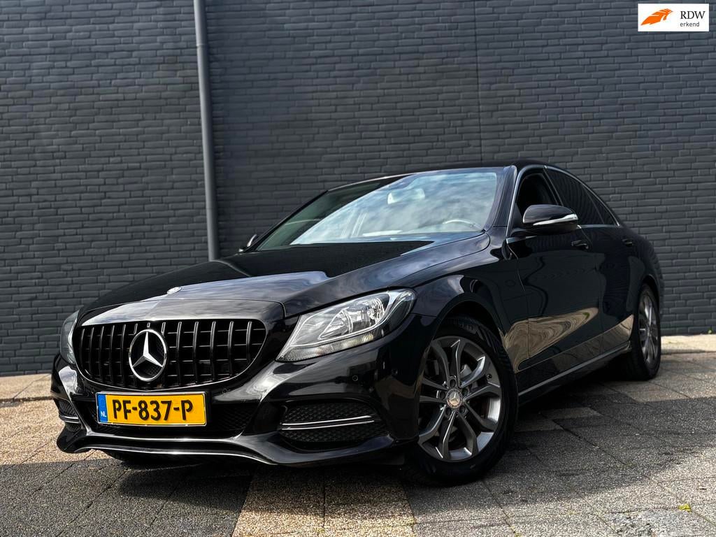Mercedes-Benz C-klasse 180 Prestige | Automaat | Uniek Nette, Auto's, Automaat, Leder en Stof, Zwart, 1595 cc