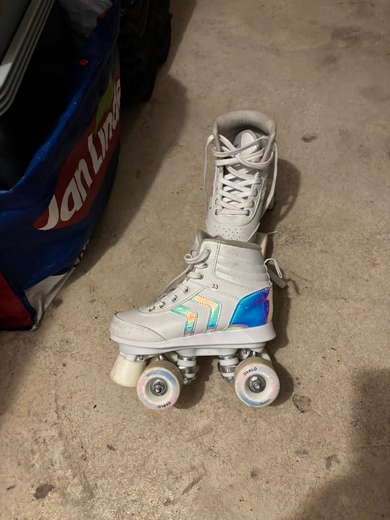 Rolschaatsen oxelo decathlon, Kinderen en Baby's, Ophalen of Verzenden, Zo goed als nieuw