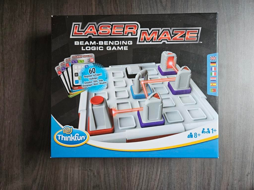 Laser Maze // ThinkFun, Hobby en Vrije tijd, Gezelschapsspellen | Bordspellen, Ophalen of Verzenden, Zo goed als nieuw, Thinkfun