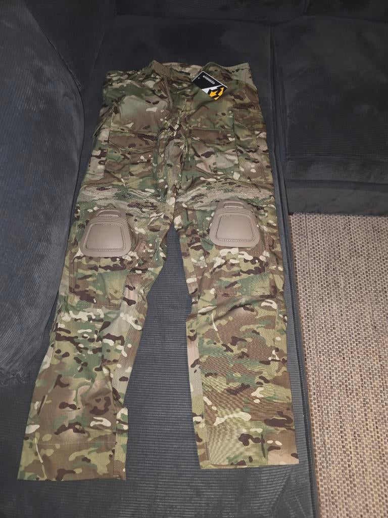 IDOGEAR G3 Combat Broek Multicam met Kniebeschermers, IDOGEAR, Nieuw, Overige maten, Ophalen of Verzenden
