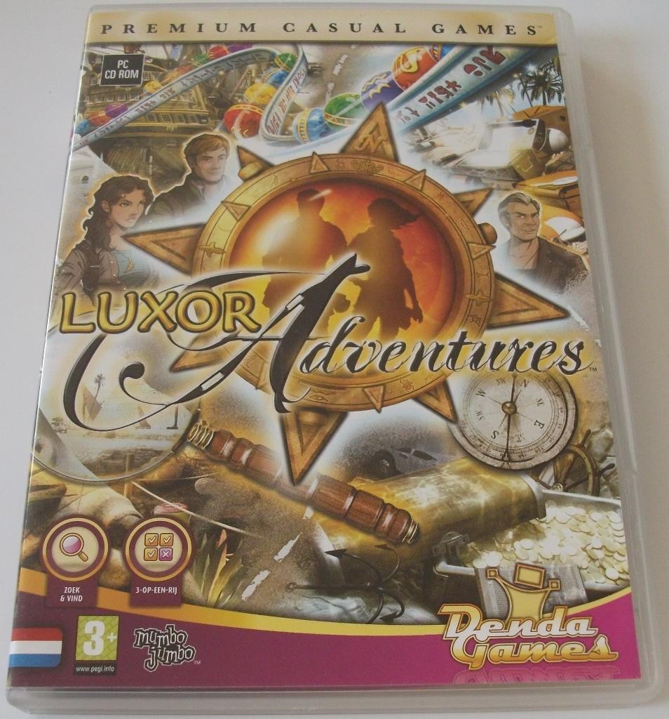 PC Game *** LUXOR ADVENTURES *** Egyptische Goden, Puzzel en Educatief, 1 speler, Ophalen of Verzenden, Zo goed als nieuw