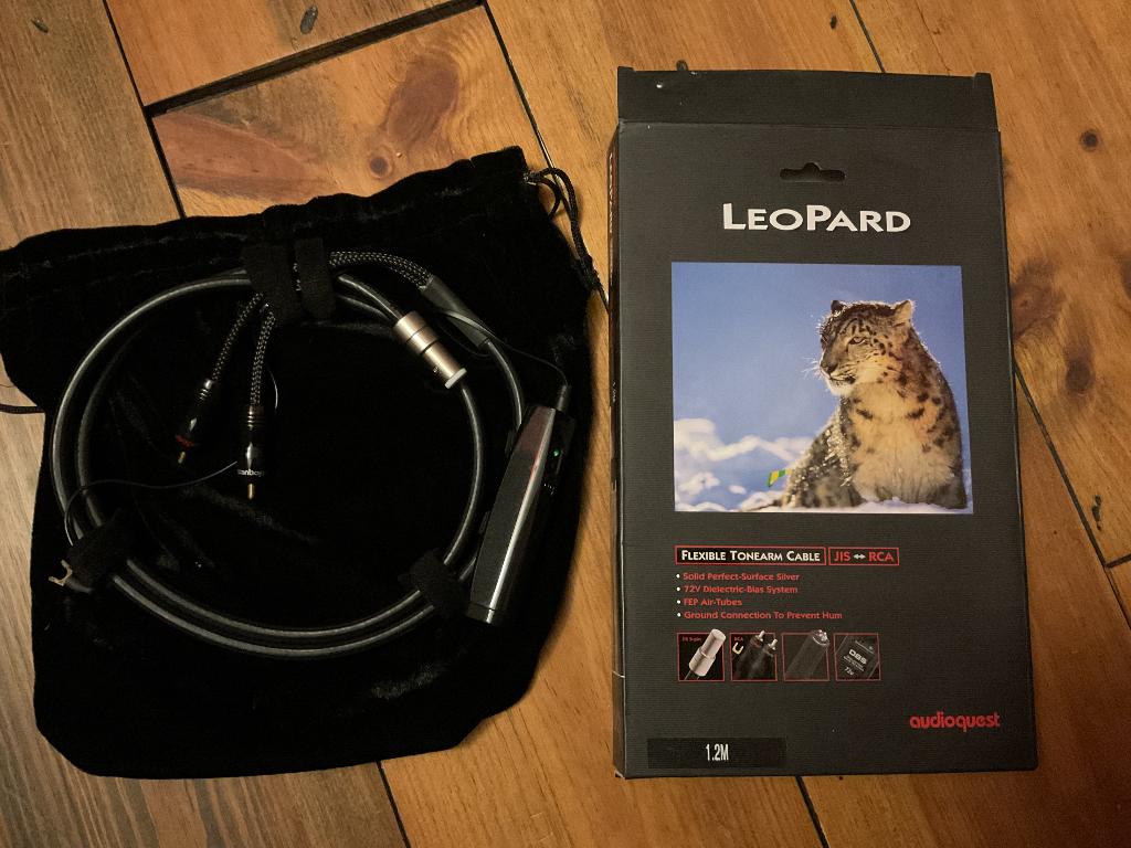 Audioquest leopard phono cable, Audio, Tv en Foto, Audiokabels en Televisiekabels, Ophalen of Verzenden, Nieuw, Minder dan 2 meter