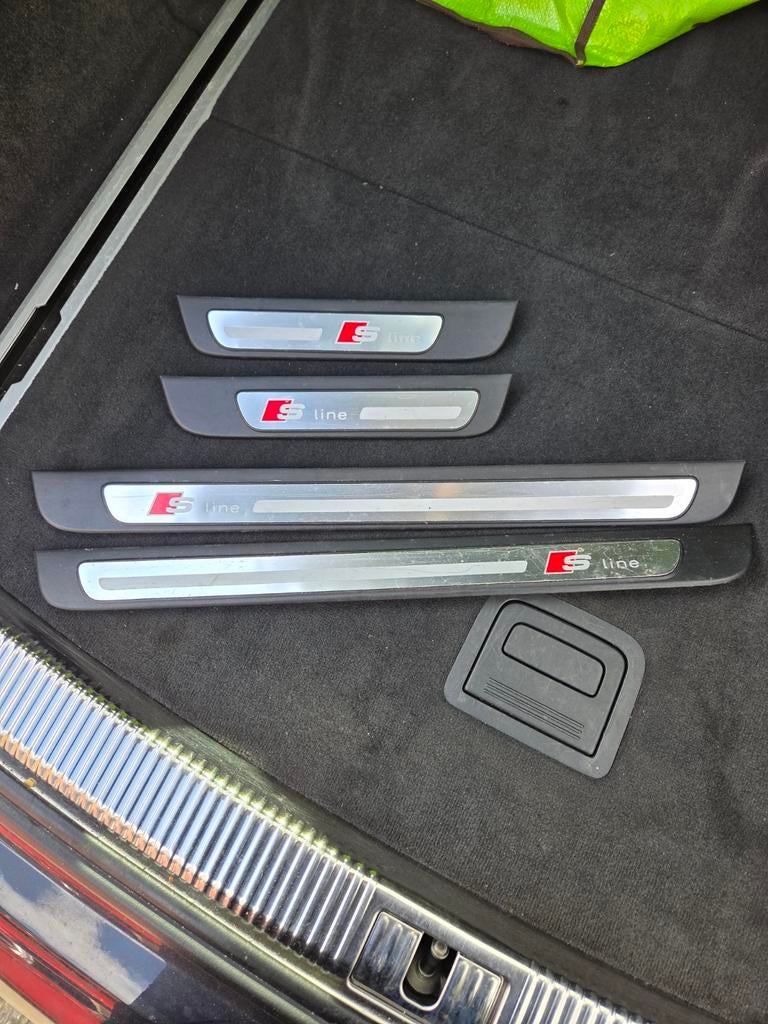 Audi S-line instaplijsten set, Ophalen, Gebruikt, Audi