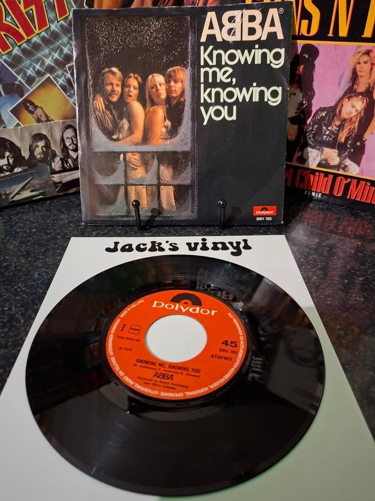 ABBA - Knowing Me, Knowing You (Single Vinyl) 1977, Ophalen of Verzenden, 1960 tot 1980, Gebruikt, Overige formaten