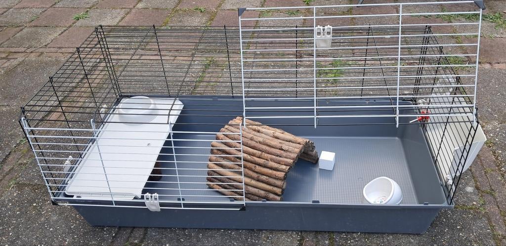 Ferplast cavia/ konijnenkooi 120 cm, Dieren en Toebehoren, Knaagdieren en Konijnen | Hokken en Kooien, Kooi, 110 cm of meer, Zo goed als nieuw